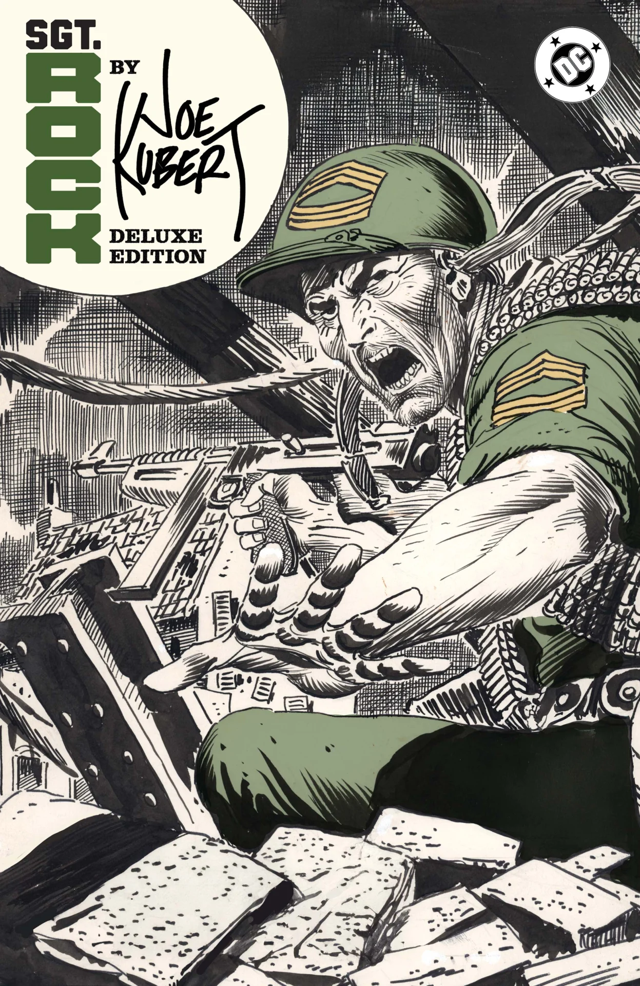 Portada de Sgt. Rock by Joe Kubert Deluxe Edition